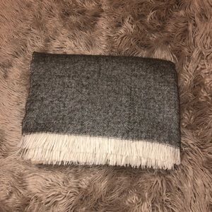 Gray, White & Blush Scarf